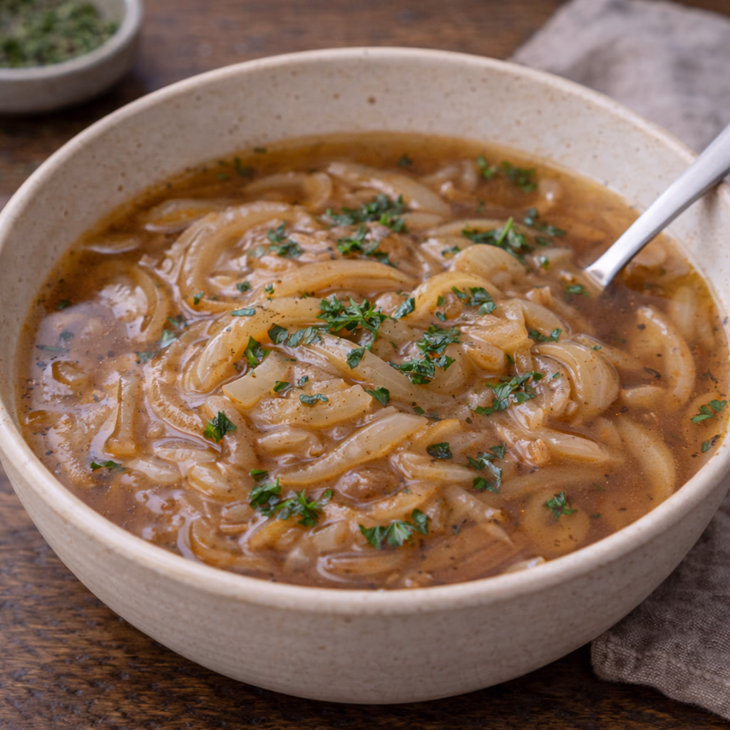 Løksuppe – Varmende og Næringsrik Suppe med Kraft – ferdig rett