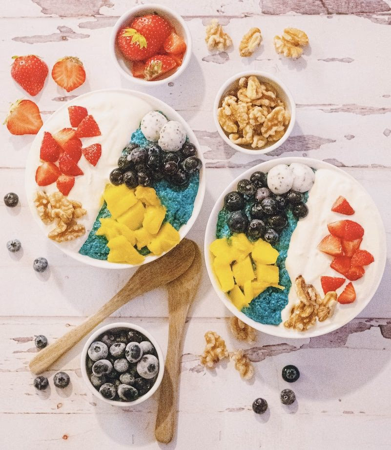 Chiabowl med Friske Fruktbiter – ferdig rett