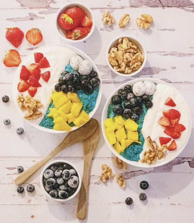 Chiabowl med Friske Fruktbiter – ferdig rett