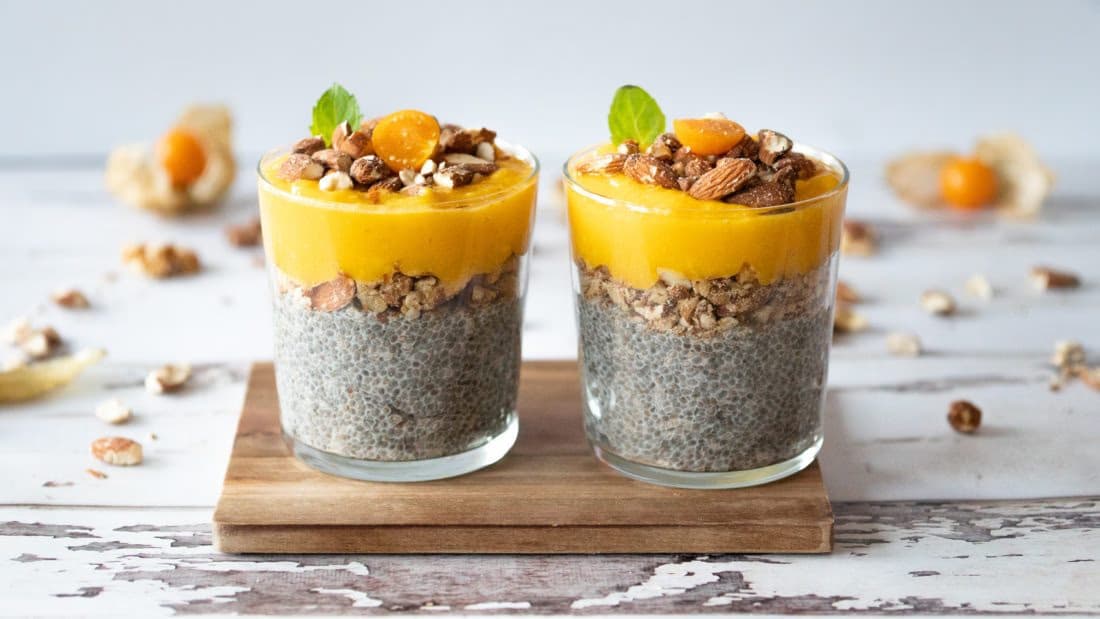 Chiapudding med Mangopure – ferdig rett