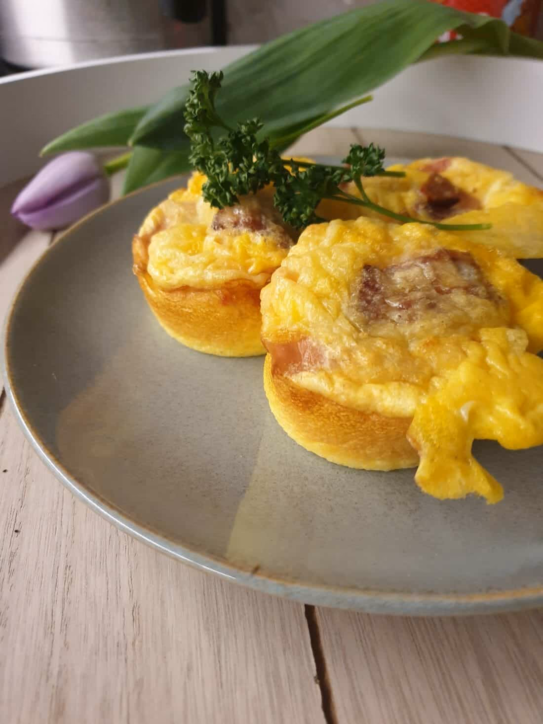 Egge muffins – ferdig rett