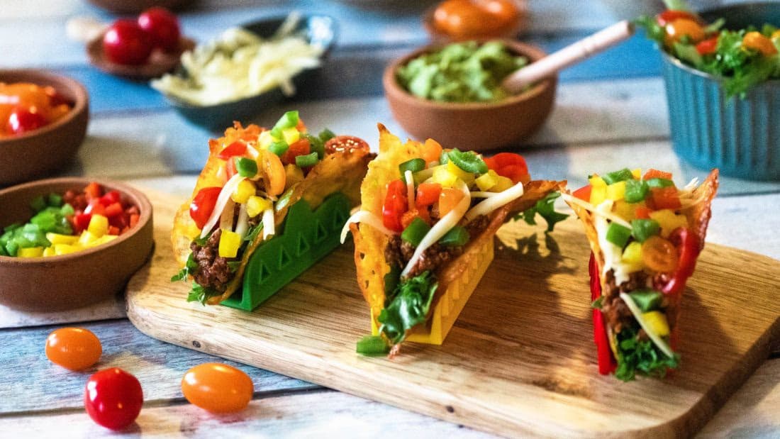Enkel Keto Taco med Osteshell – ferdig rett