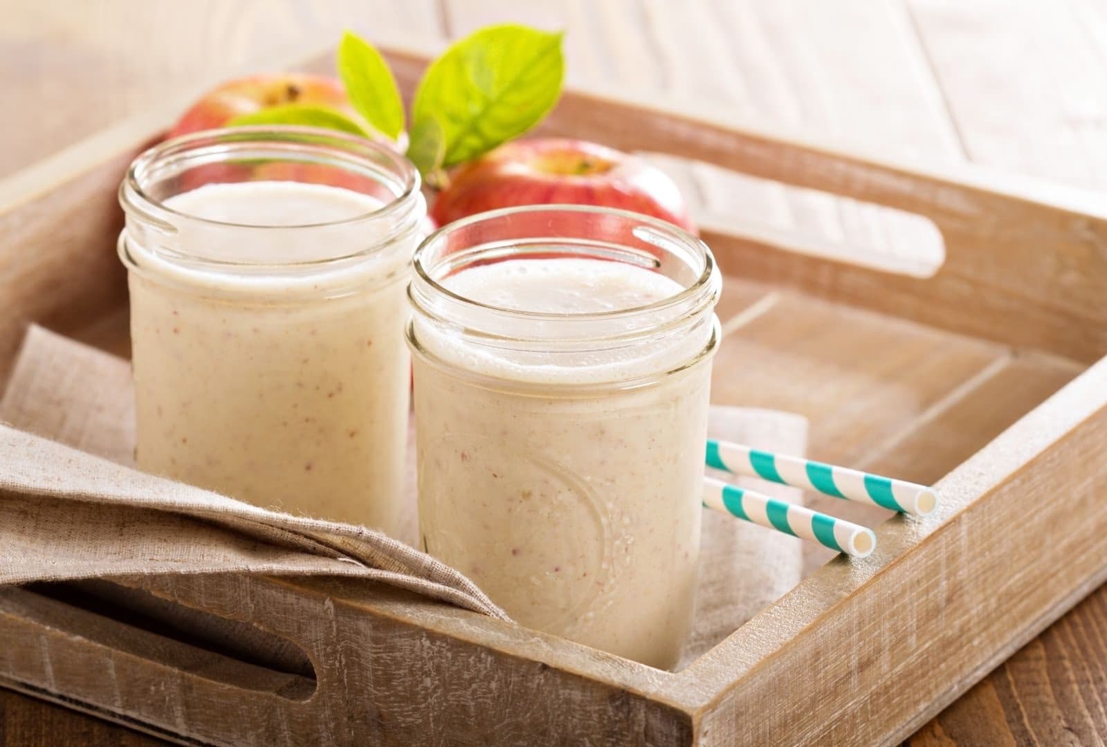 Eple smoothie – ferdig rett