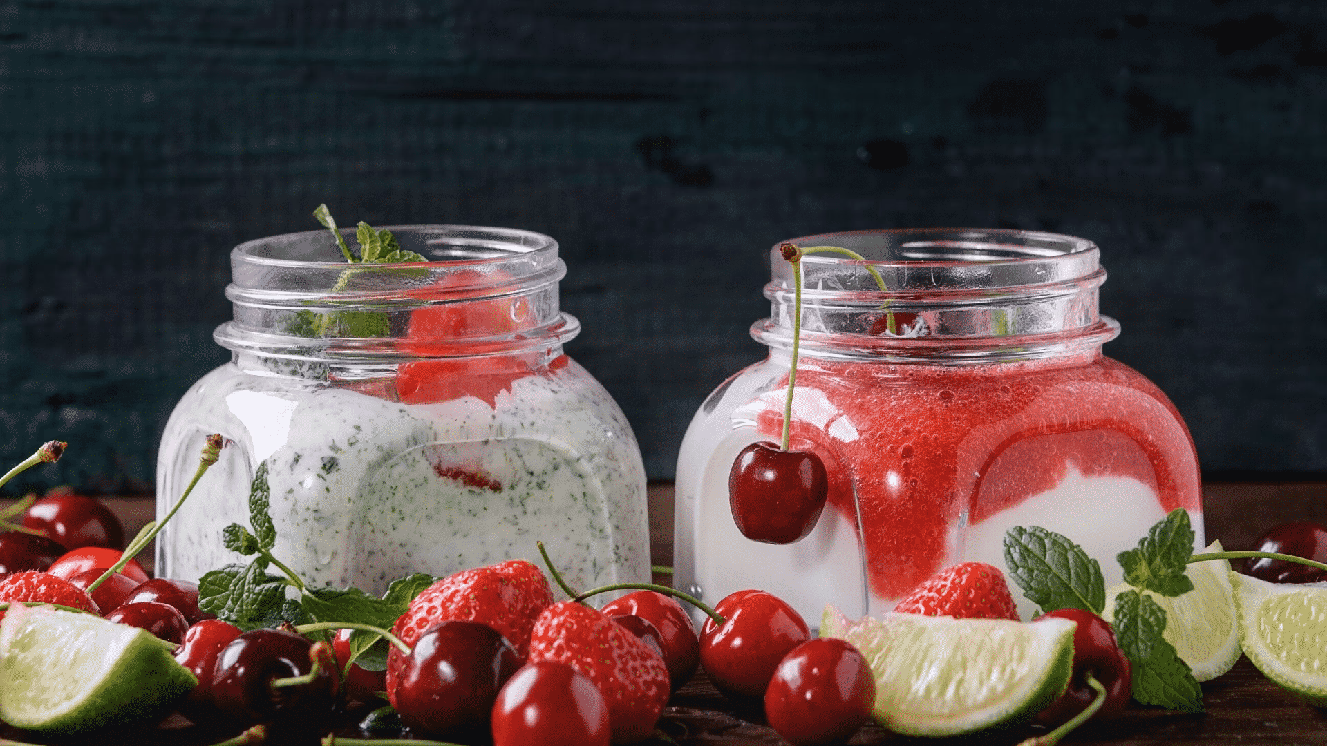 Gresk yoghurt med bringebær og chia – ferdig rett