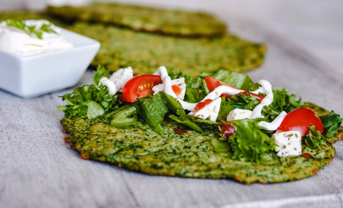 Grønne Spinatwraps – ferdig rett