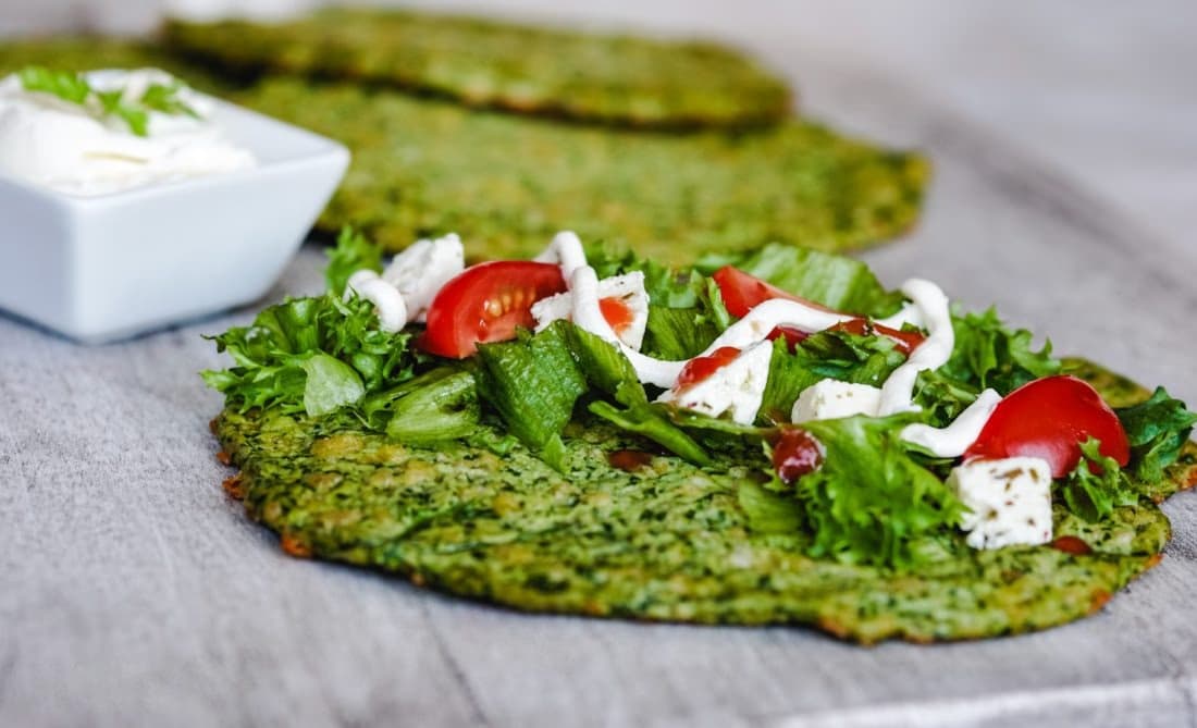 Grønne Spinatwraps – ferdig rett