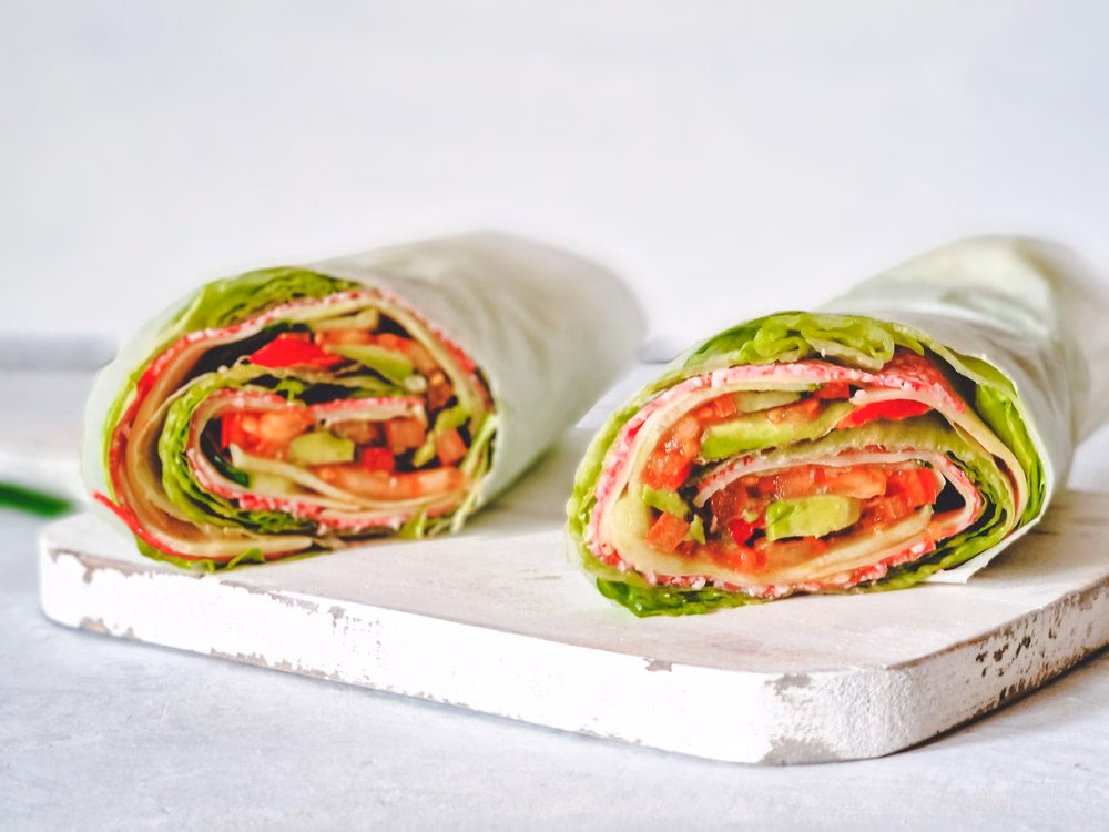 Grønne wraps – ferdig rett