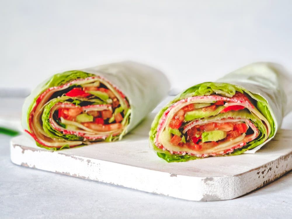 Grønne wraps – ferdig rett