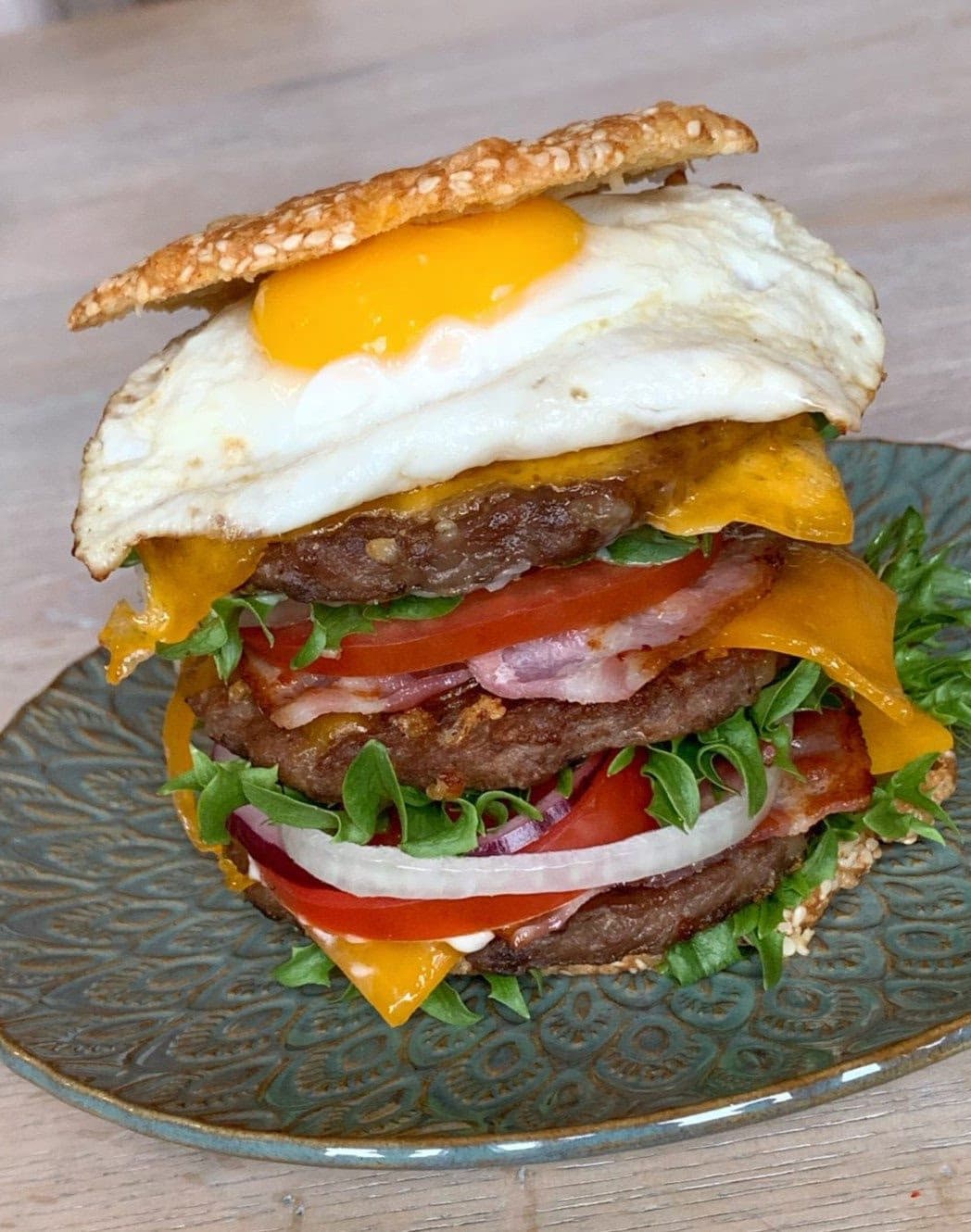 King Kong Lavkarbo Hamburger – ferdig rett