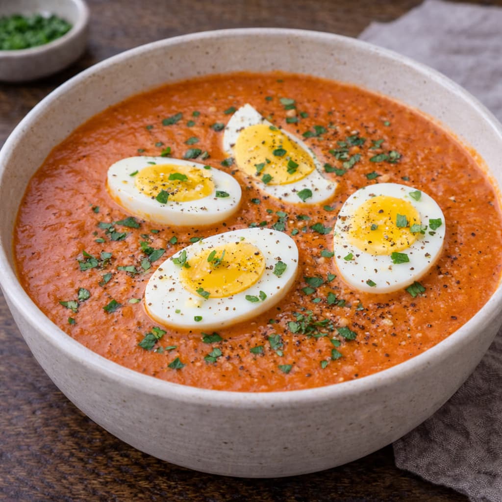 Kremet tomatsuppe – ferdig rett