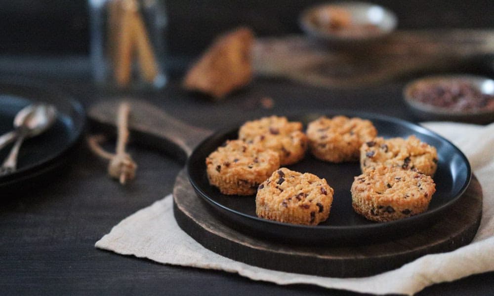 Lavkarbo Muffins med Sjokoladebiter – ferdig rett