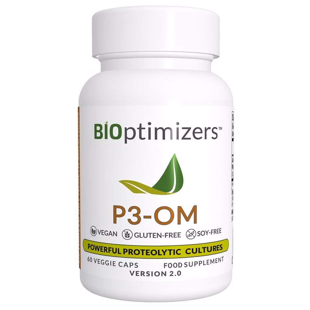 BiOptimizers P3-OM Probiotika for god tarmhelse – 60 kapsler