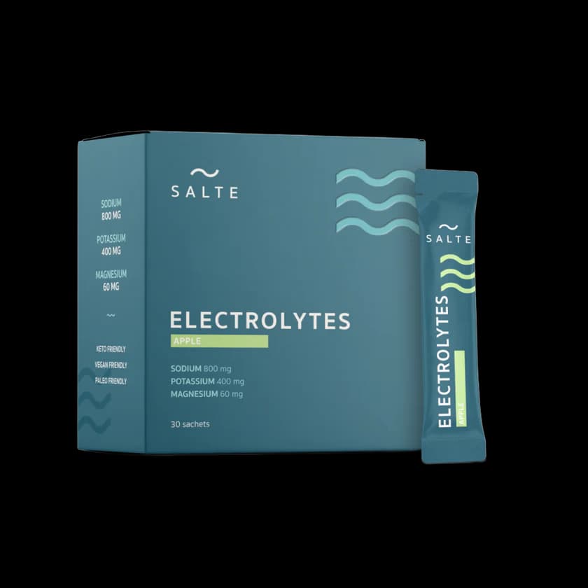 SALTE Elektrolytter – Eple – 30 Poser