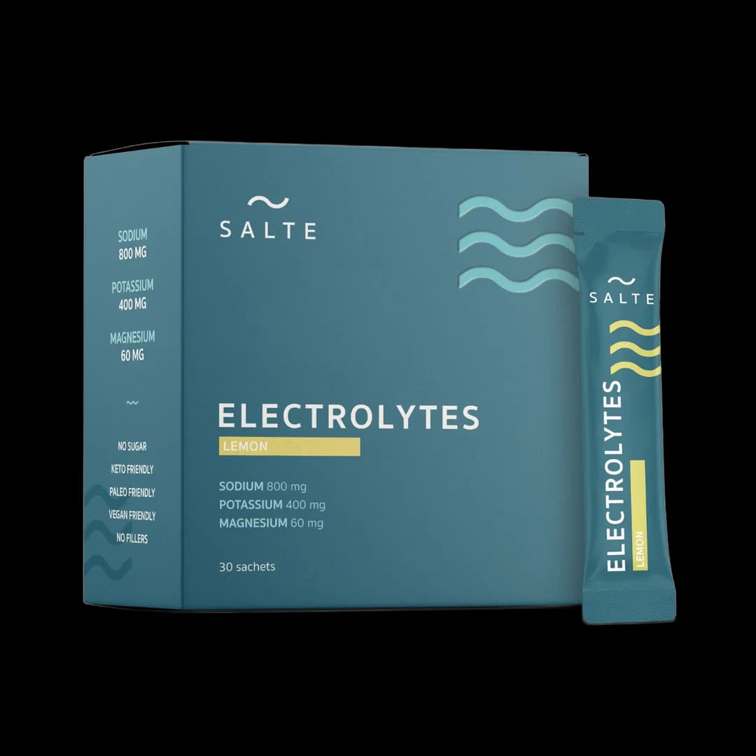 SALTE Elektrolytter – Sitron – 30 Poser