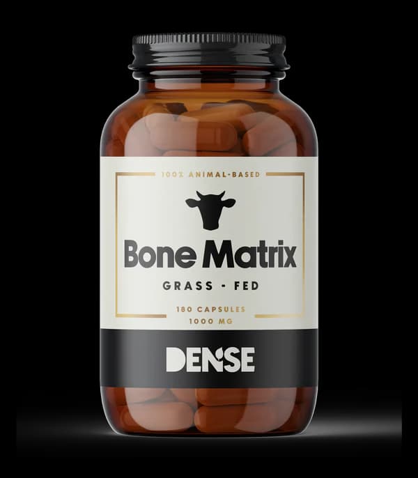 DENSE Bone Matrix – Kalsium & Benhelse, 180 kapsler