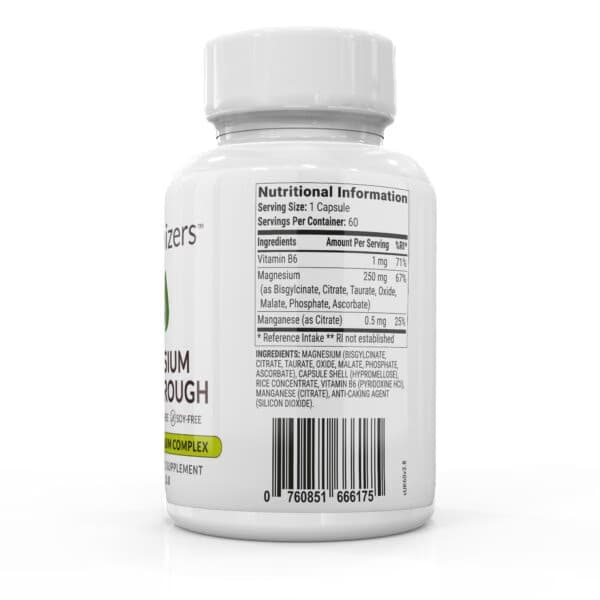 BiOptimizers Magnesium Breakthrough – Fullspektrum Magnesiumtilskudd – produktbilde 3