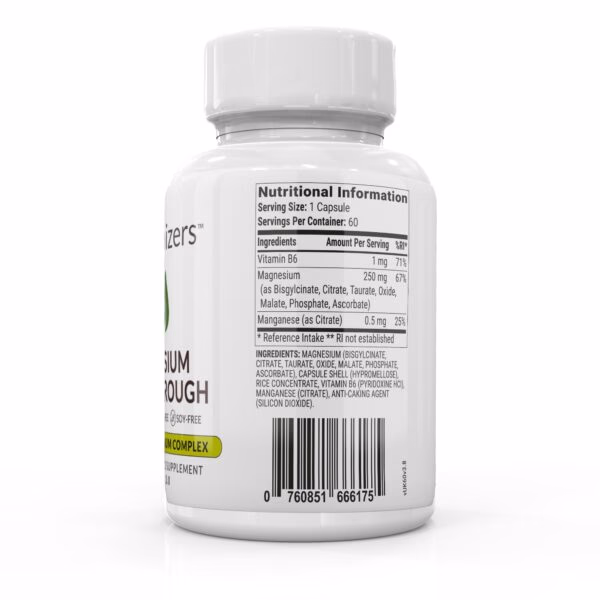 BiOptimizers Magnesium Breakthrough – Fullspektrum Magnesiumtilskudd – produktbilde 3