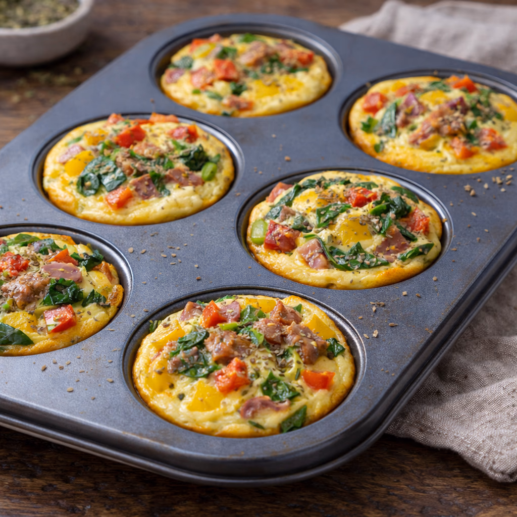 Matpakke Muffin´s med paprika