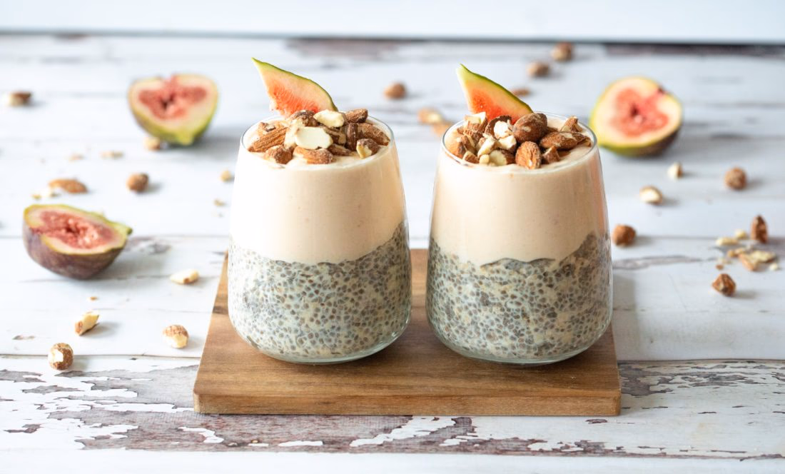 Chiapudding med Papaya