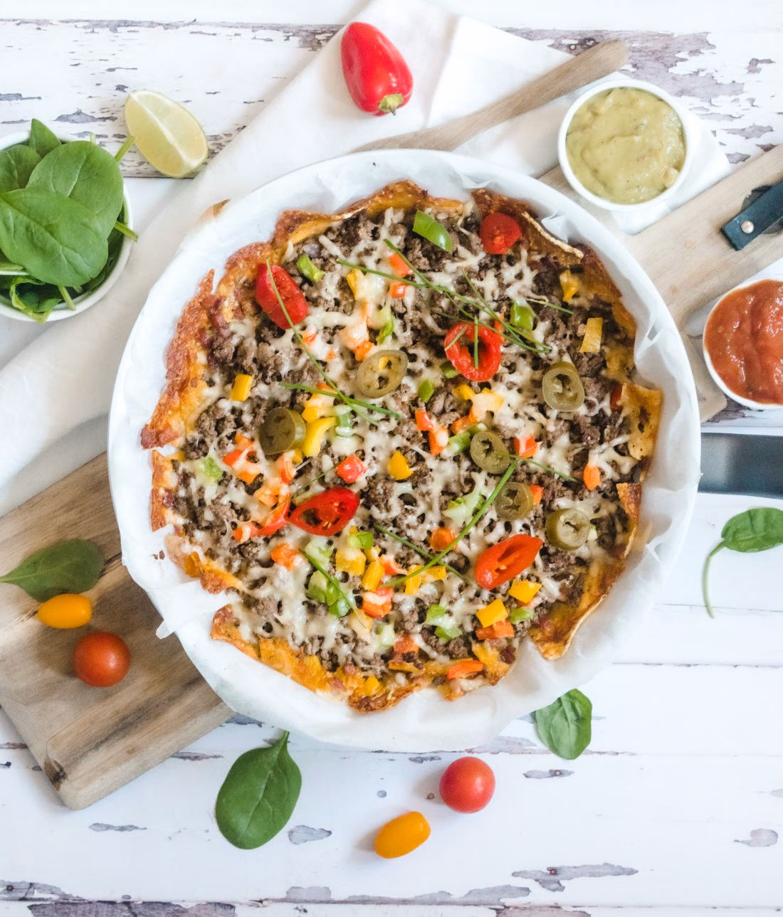 Hjemmelagde Keto Bacon-Nachos med Kun 2 Ingredienser