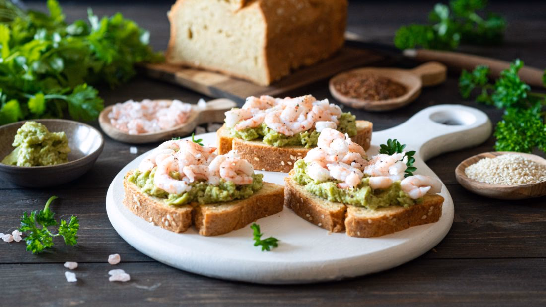 Ketovennlig loff med sesamfrø