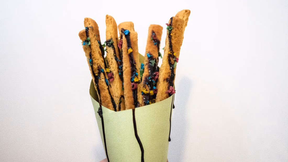 Lavkarbo Brødpinner med Sjokolade og Kokos Dryss