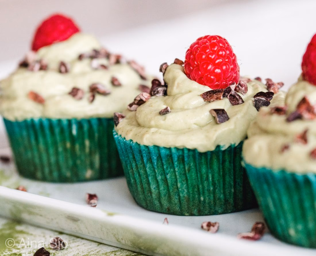 Lavkarbo Chia Cupcakes