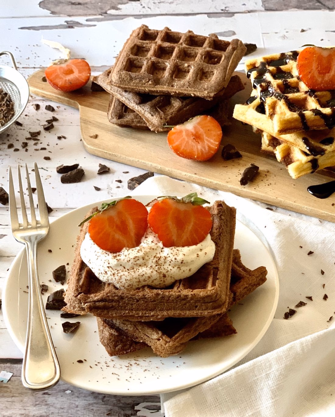 Luksuriøse Lavkarbo Sjokoladevafler