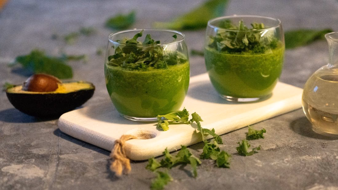Næringsrik Grønn Smoothie med Energigivende Oljer