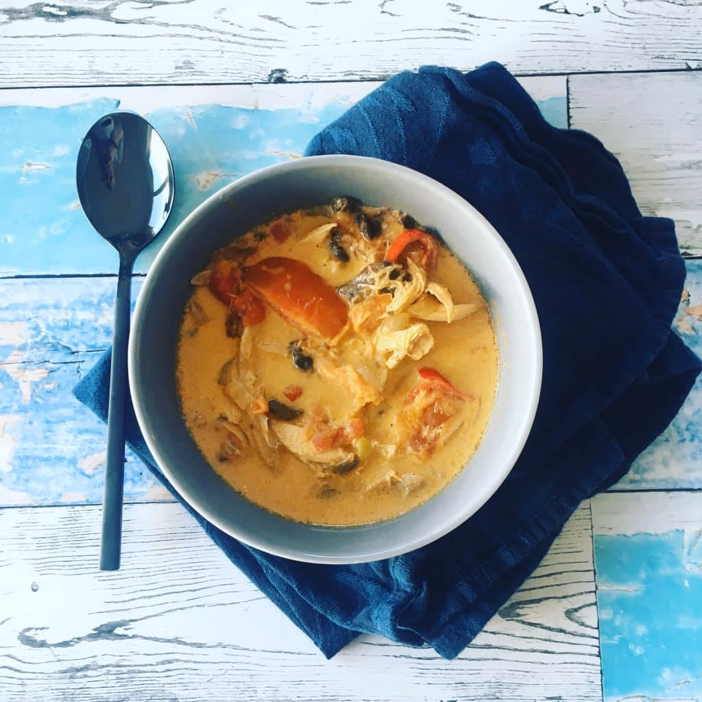 Kremet kyllinggryte med kraft