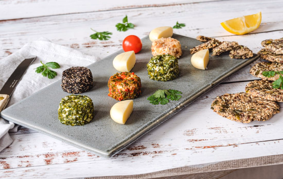 Ostefat med Crispy Knekkebrød 