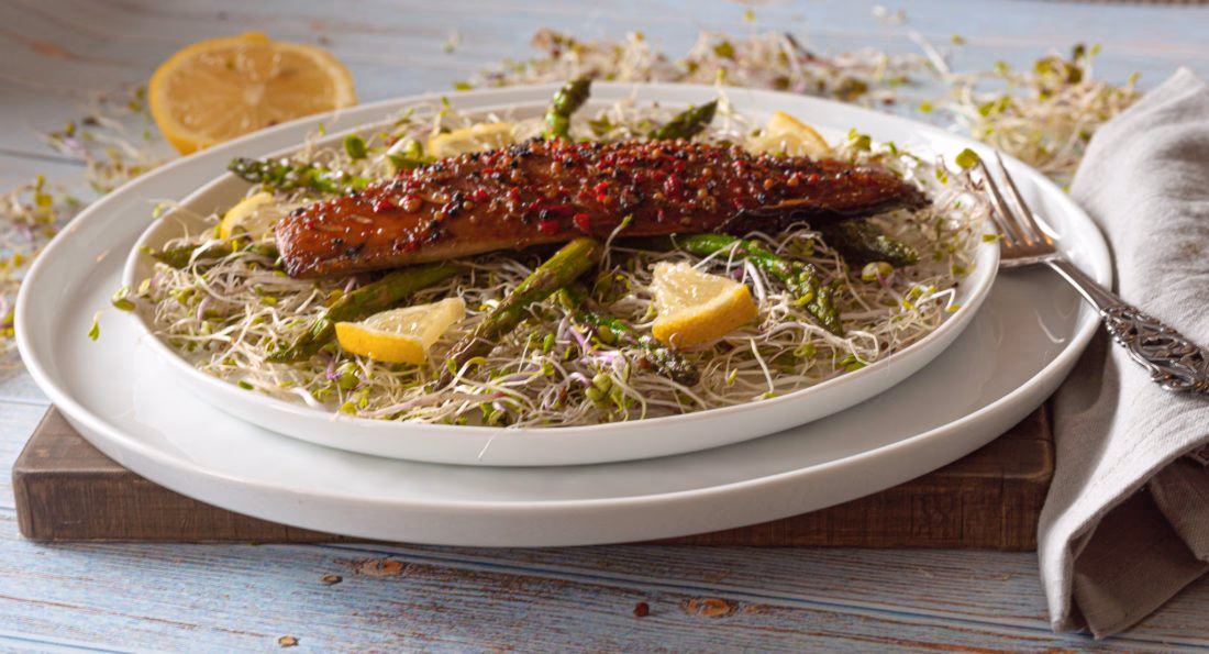 Peppermakrell i sitron saus