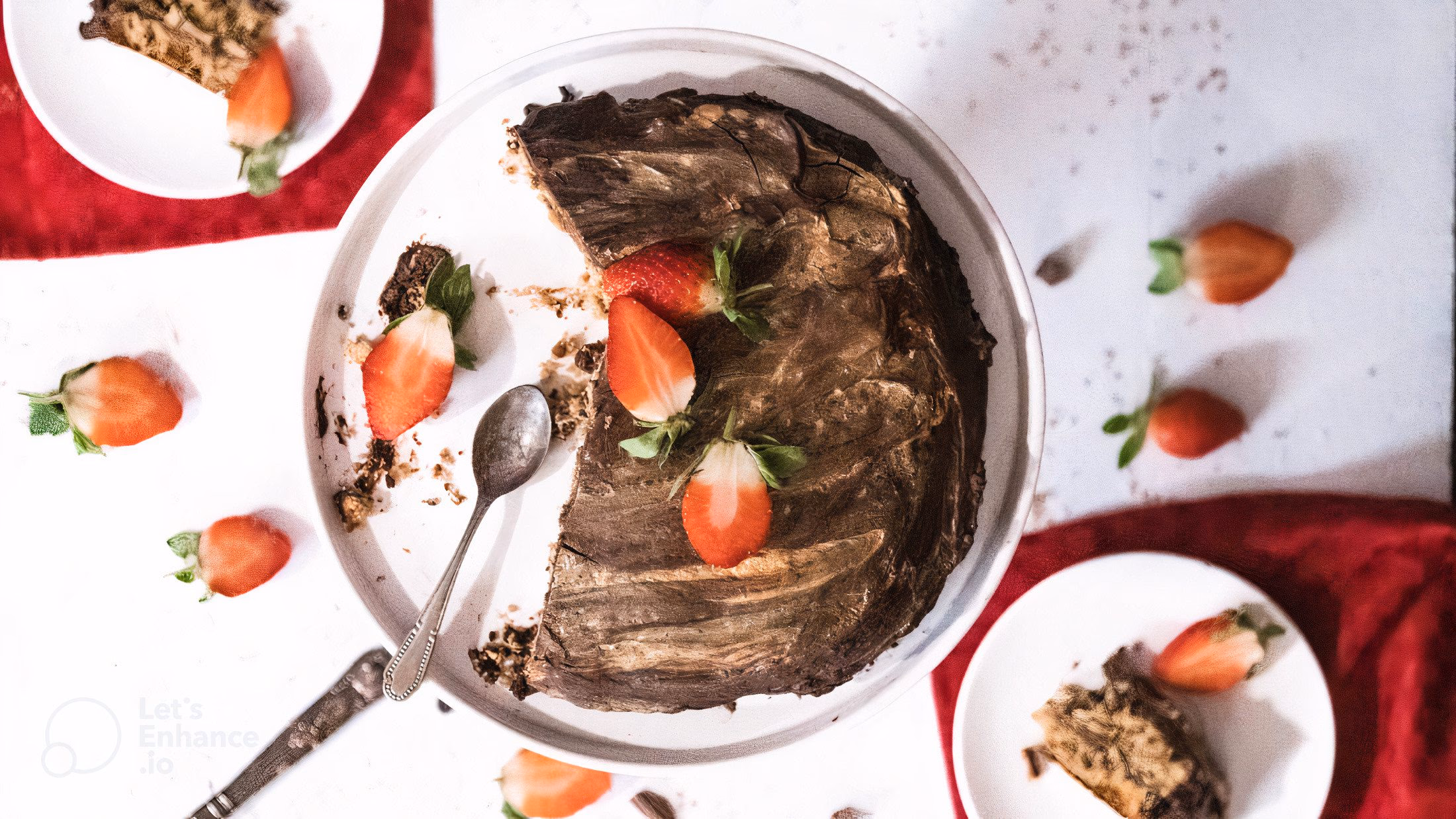 Sjokoladekake med Nøttefyll og Sjokoladetrekk