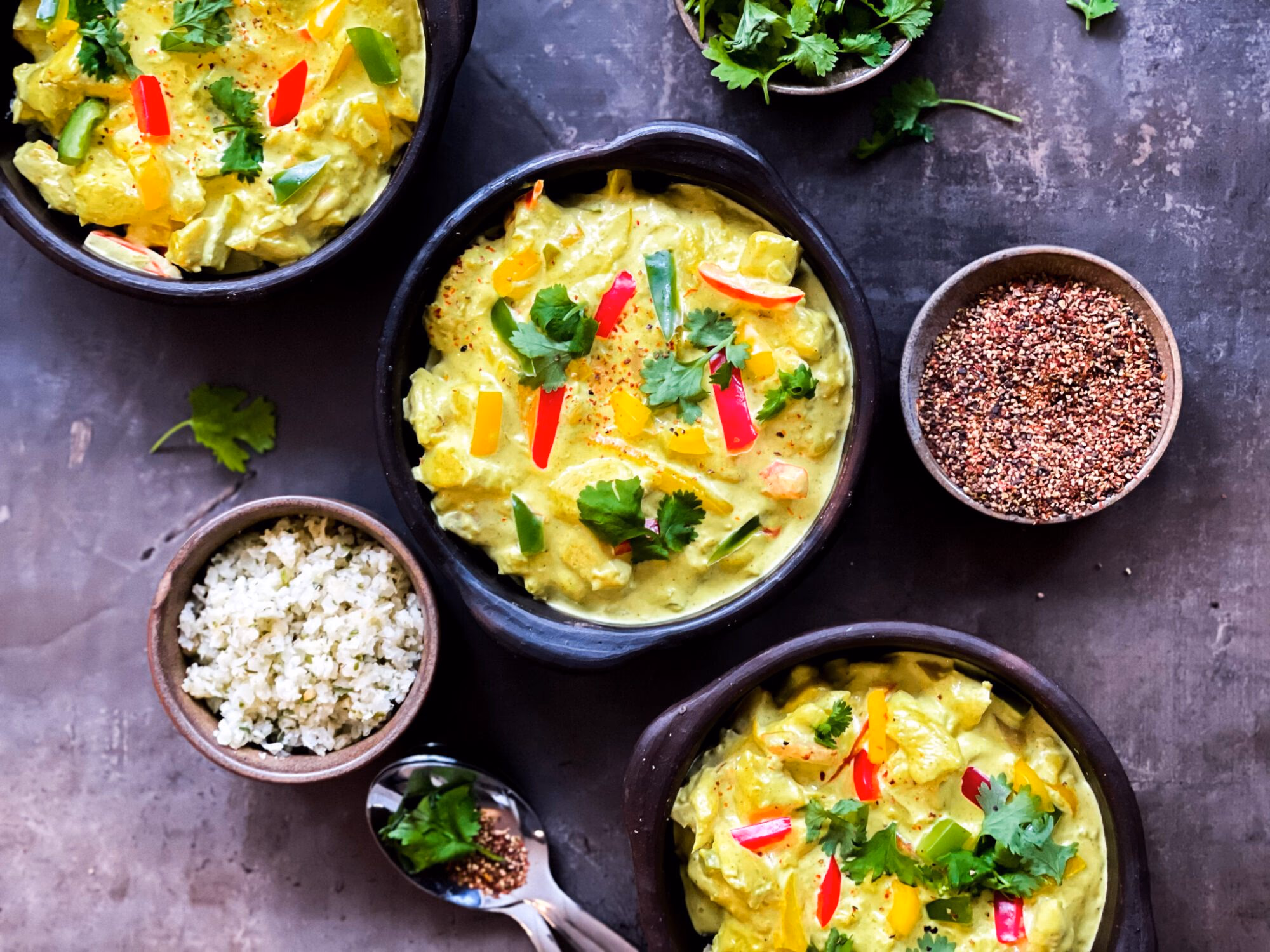 Suppe med kylling og karri