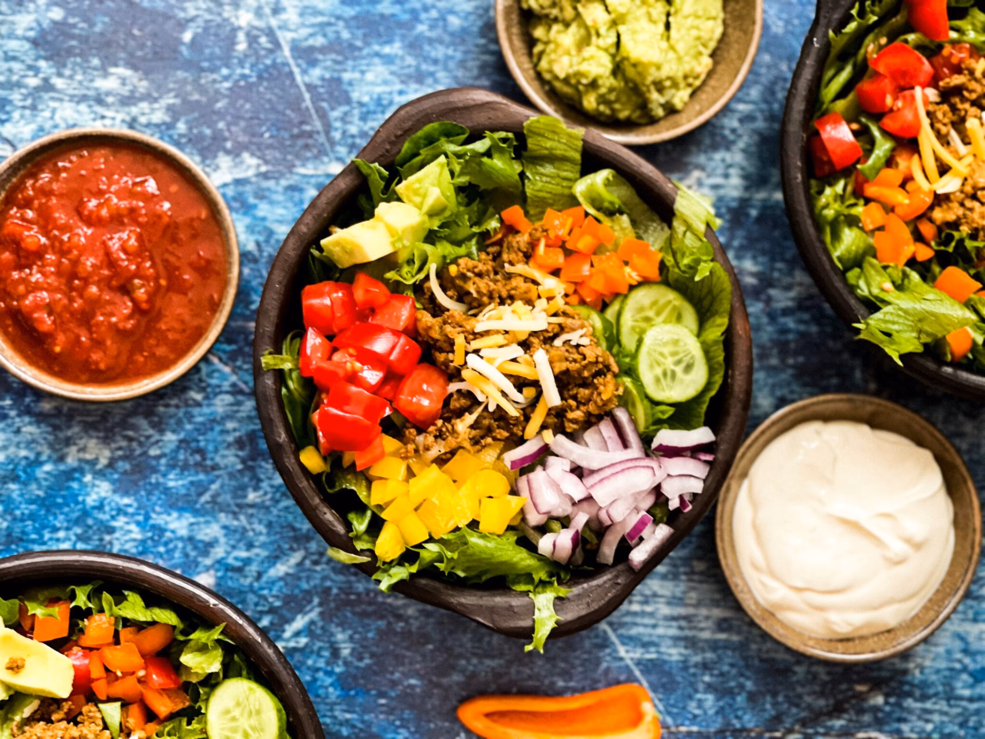 Tacobolle med hjemmelaget tacokrydder